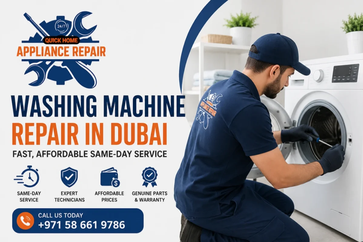 Washing Machine Repair in Dubai Same-Day Home Service