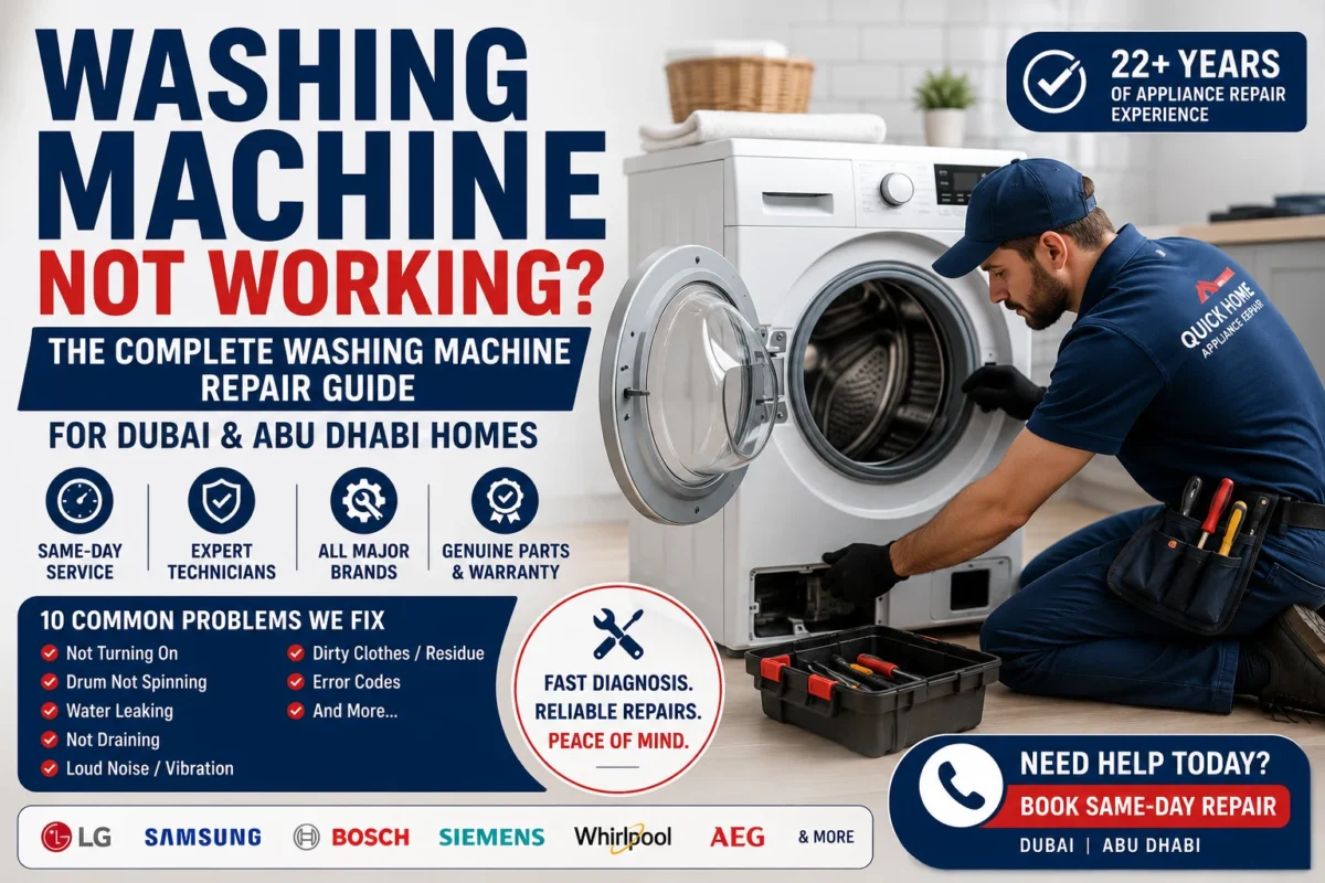 washing machine repair dubai and abu shabi
